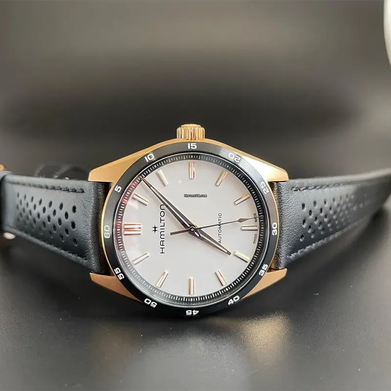 Hamilton Jazzmaster Performer Automatic White Diakl Men's Watch- H36225770